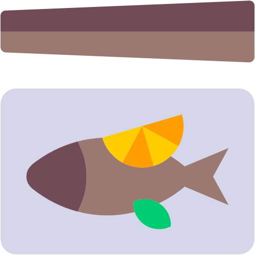 Free Steamed Fish icon Flat style