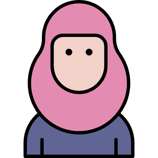 Free Muslim Woman icon lineal-color style