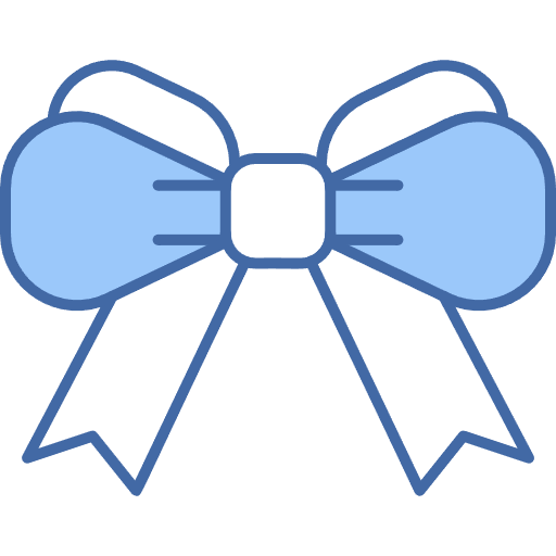 Free Bow icon two-color style