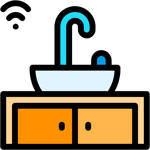 Free Sink icon Lineal Color style
