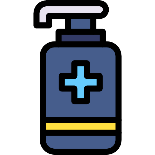 Free sanitizer icon lineal-color style