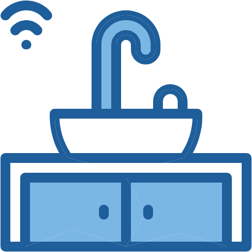 Free Sink icon two-color style