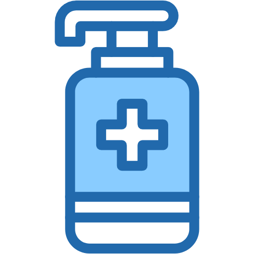 Free sanitizer icon two-color style