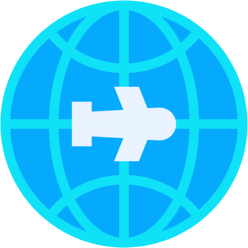 Free Airline icon flat style