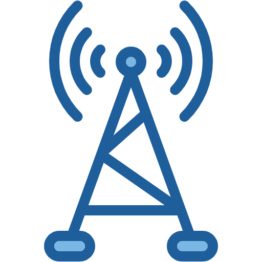 Free Antena icon Two Color style