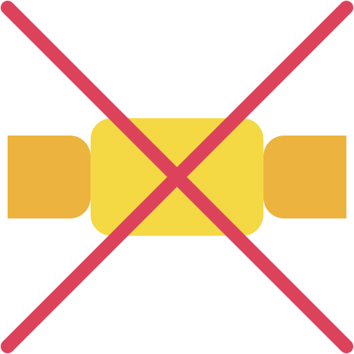 Free Do Not Squeeze icon flat style