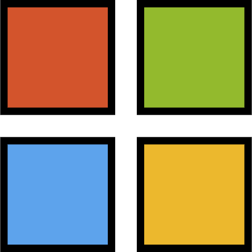 Free Microsoft icon lineal-color style