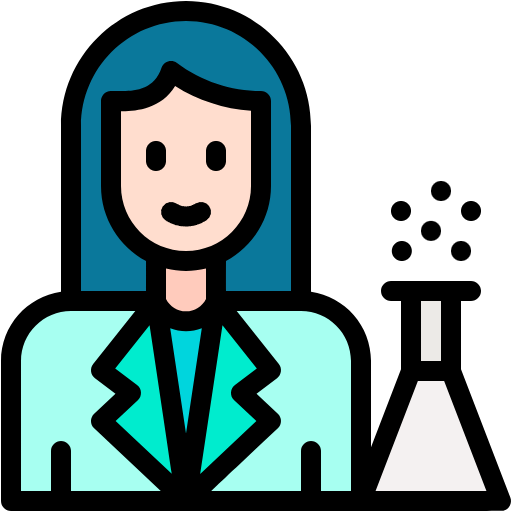 Free Chemist icon lineal-color style