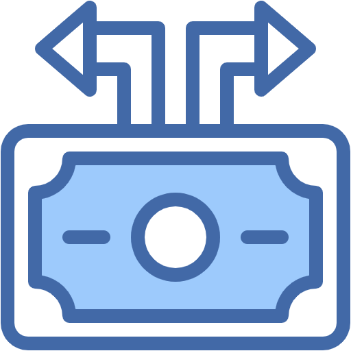 Free Cash Flow icon two-color style