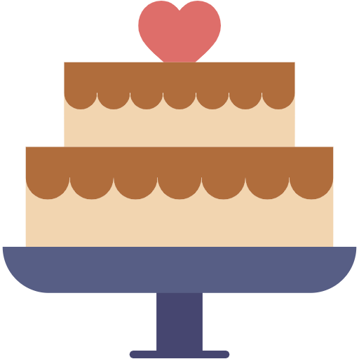 Free Cake icon flat style