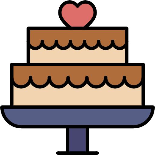 Free Cake icon Lineal Color style