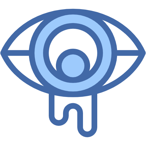 Free Eyes icon two-color style