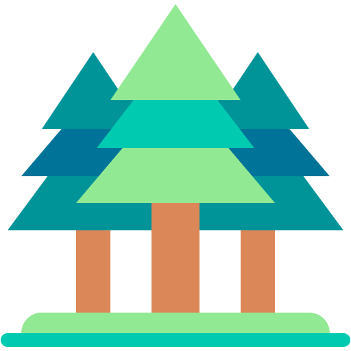 Free Forest icon flat style
