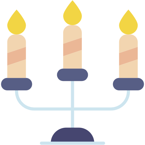 Free Candles icon flat style