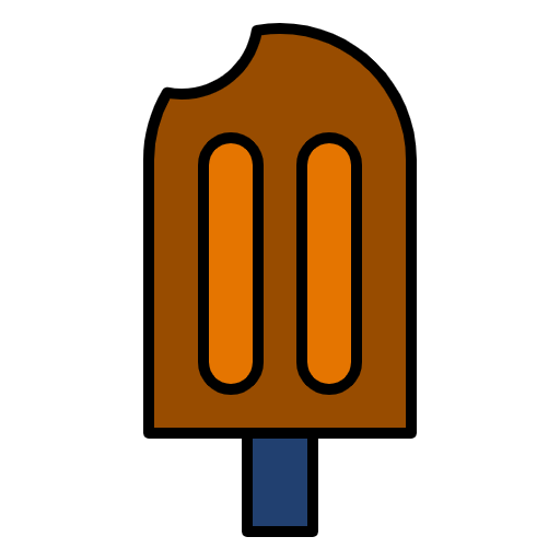 Free Ice Cream icon lineal-color style