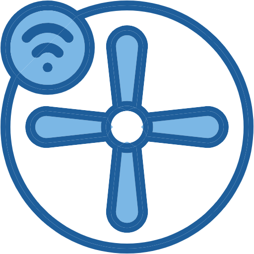 Free Smart Fan icon two-color style