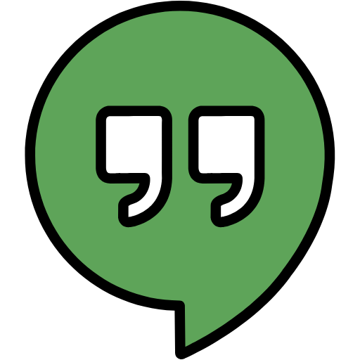 Free Hangout icon lineal-color style