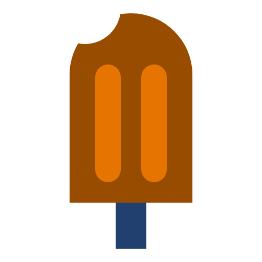 Free Ice Cream icon flat style
