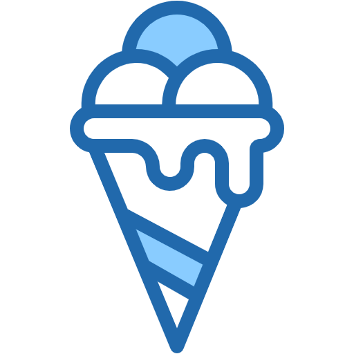 Free Gelato icon two-color style