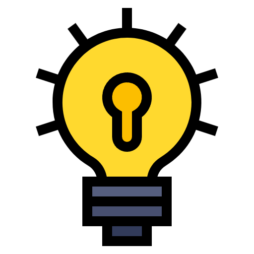 Free bulb icon lineal-color style