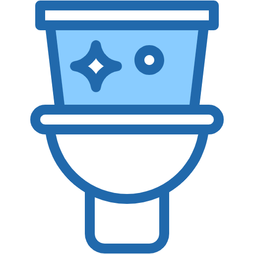 Free Toilet icon two-color style