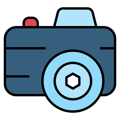 Free Camera icon Lineal Color style - Summer pack