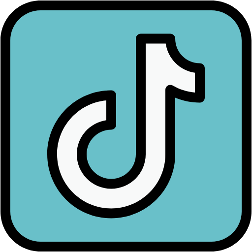 Free TikTok icon lineal-color style