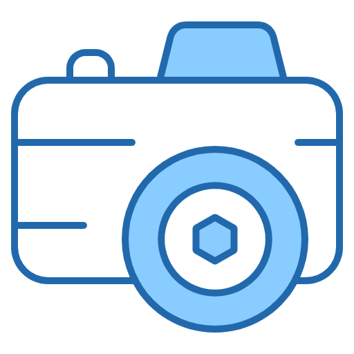 Free Camera icon two-color style