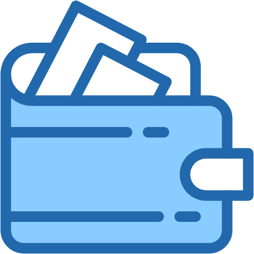 Free Wallet icon Two Color style