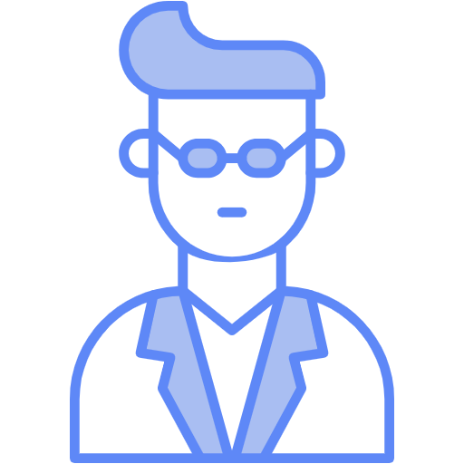Free Lecturer icon two-color style