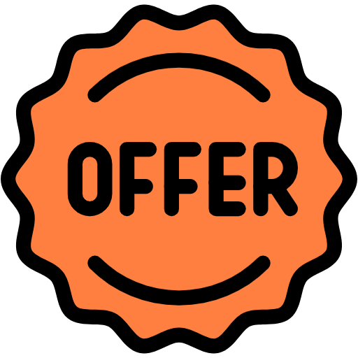 Free Offer Badge icon Lineal Color style