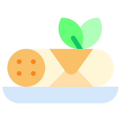 Free Cannelloni icon flat style