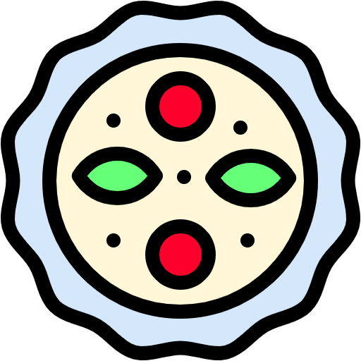 Free Frittata icon lineal-color style