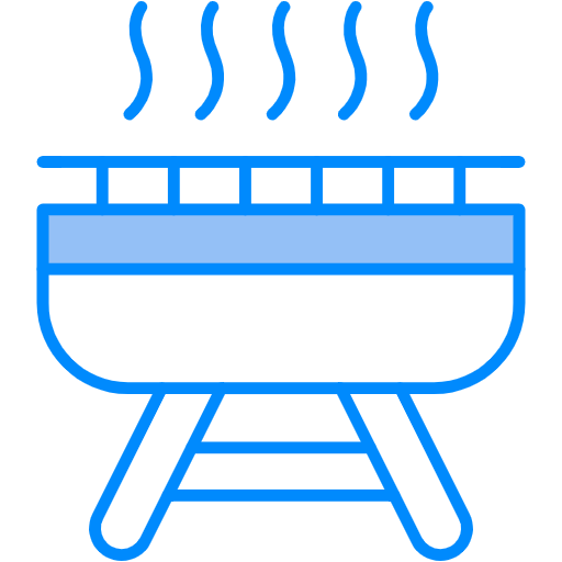 Free Bbq Grill icon Two Color style