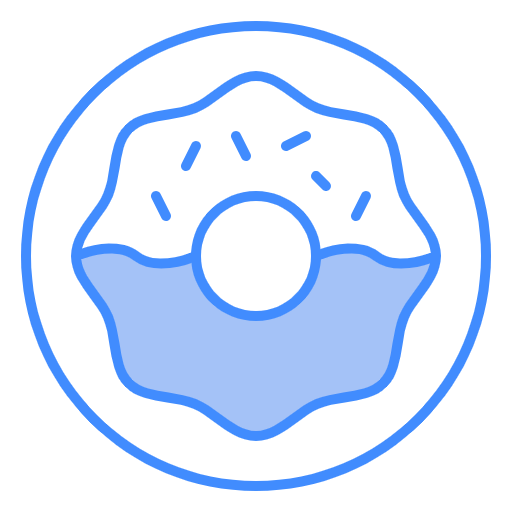 Free Doughnut icon two-color style
