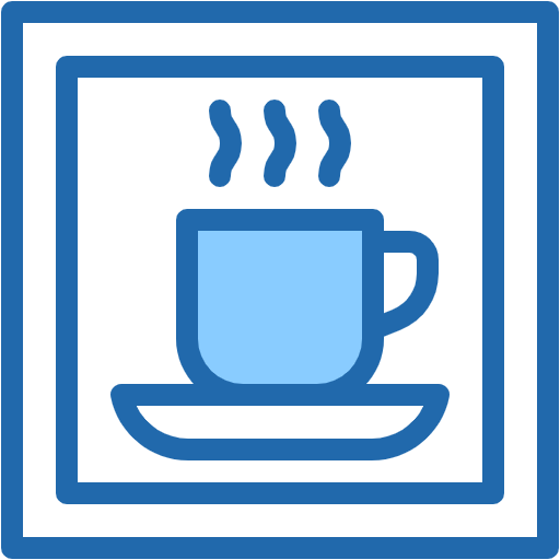 Free Cafeteria icon two-color style
