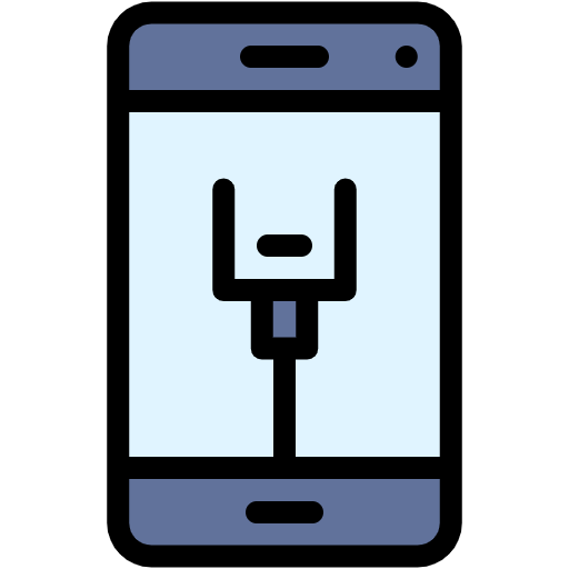 Free Smart Phone icon lineal-color style