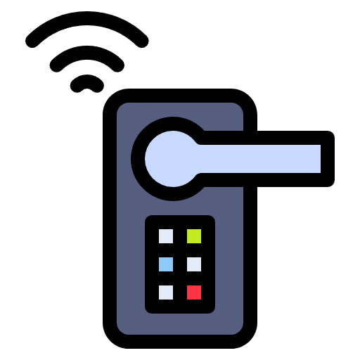 Free Lock icon lineal-color style