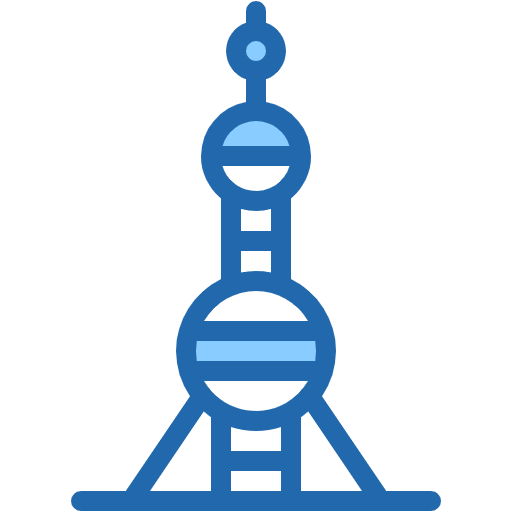 Free Pearl Tower icon Two Color style