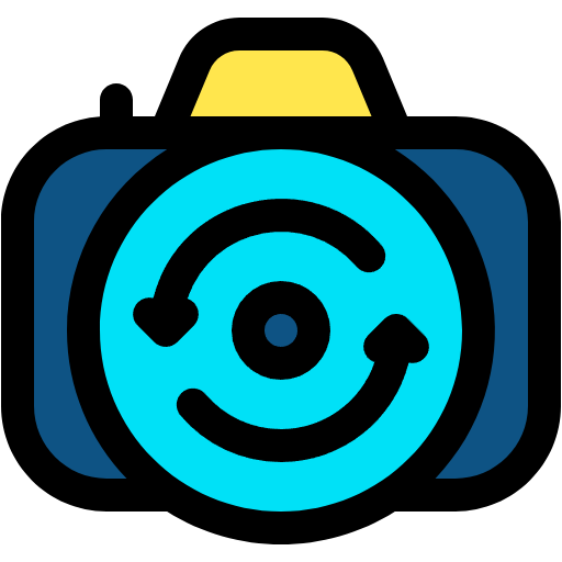 Free Switch Camera icon lineal-color style
