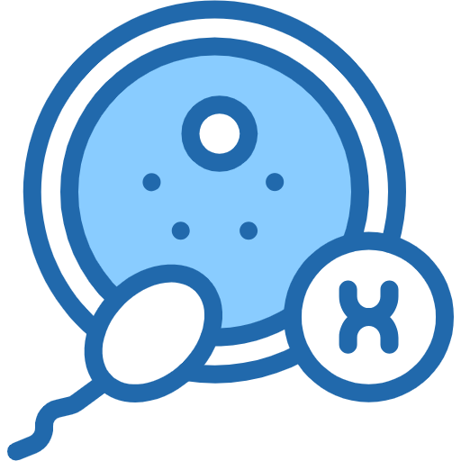 Free Sperm icon two-color style