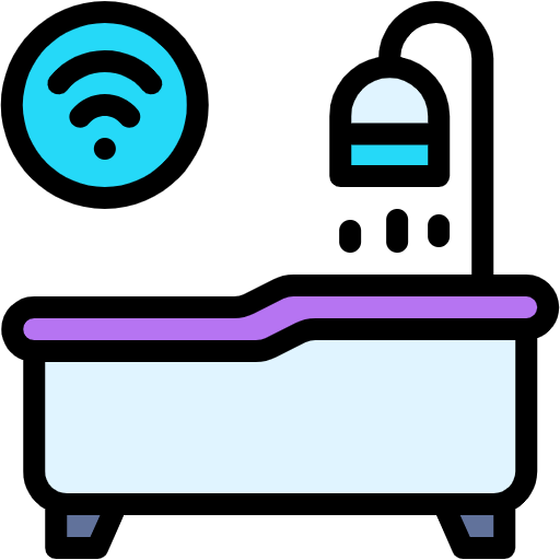 Free Bathtub icon Lineal Color style