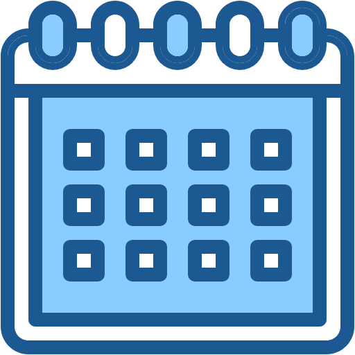 Free Calendar icon Two Color style