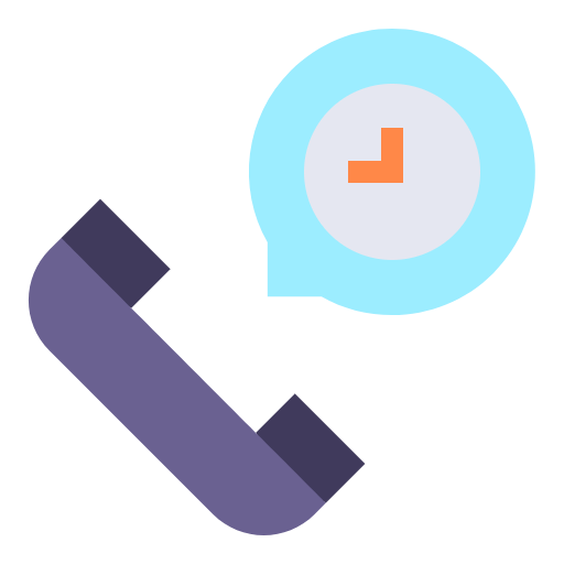 Free call icon flat style