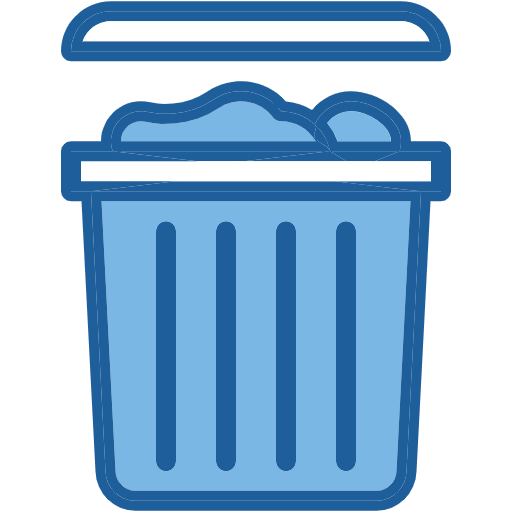Free Garbage icon two-color style