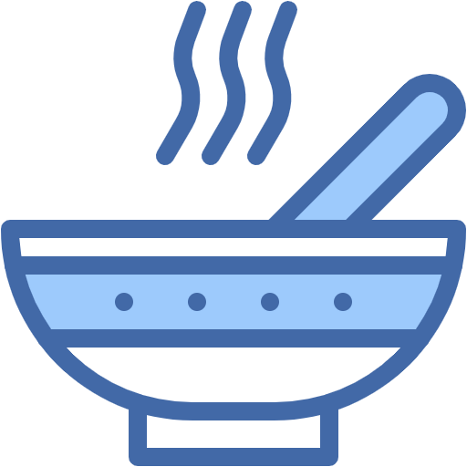 Free Hot Soup icon two-color style