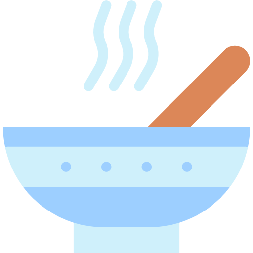 Free Hot Soup icon flat style