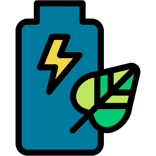 Free Green Energy icon lineal-color style