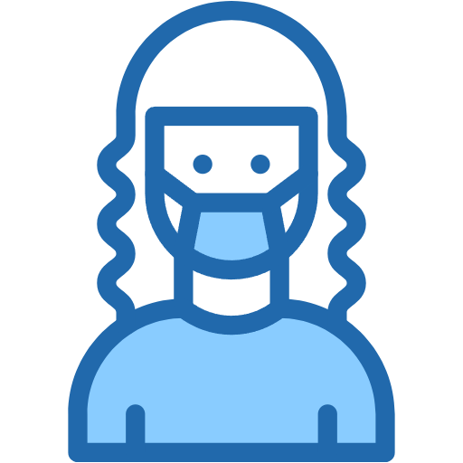 Free grooming icon two-color style
