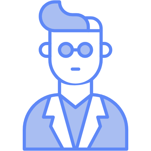 Free Pharmacist icon two-color style